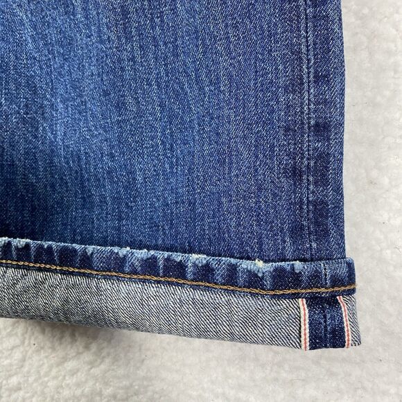 NWT Point Sur Jeans Womens‎ 31 Blue J Crew Vista Straight Jean Catalina Selvedge - Picture 2 of 16